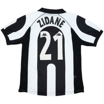 1997-98 Juventus Centenary Home Shirt Zidane #21 - 8/10 - (M)