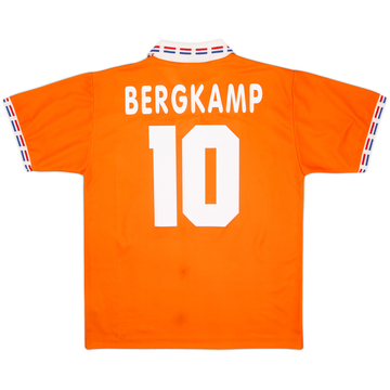 1996 Netherlands Home Shirt Bergkamp #10 (L)