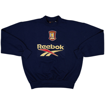 1998-99 Aston Villa Reebok Sweat Top - 8/10 - (M)
