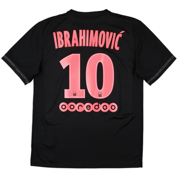 2015-16 Paris Saint-Germain Third Shirt Ibrahimovic #10 - 8/10 - (M)