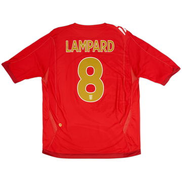 2006-08 England Away Shirt Lampard #8 - 6/10 - (XL)