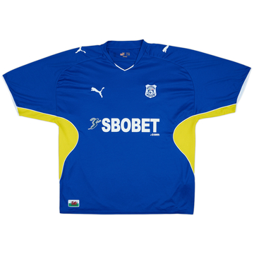 2009-10 Cardiff Home Shirt - 8/10 - (XL)