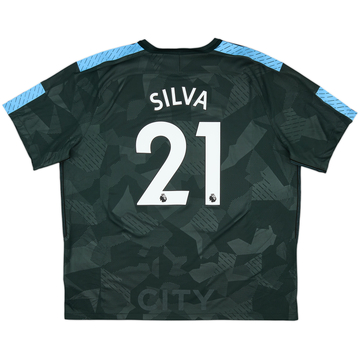 2017-18 Manchester City Third Shirt Silva #21 -10/10 - (XXL)