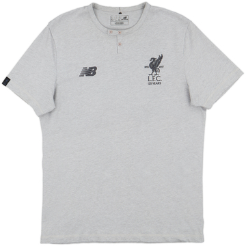 2017-18 Liverpool New Balance Cotton Tee - 7/10 - (L)