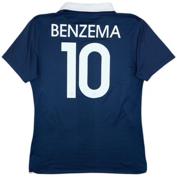 2014-15 France Authentic Home Shirt Benzema #10 - 8/10 - (L)