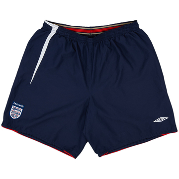 2005-07 England Home Shorts - 9/10 - (XL)