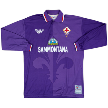 1996-97 Fiorentina Home L/S Shirt - 8/10 - (XL)