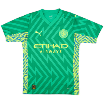 2023-24 Manchester City GK Shirt - 8/10 - (S)