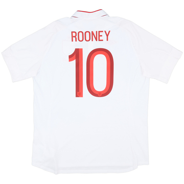 2012-13 England 'Poland/Ukraine' Home Shirt Rooney #10