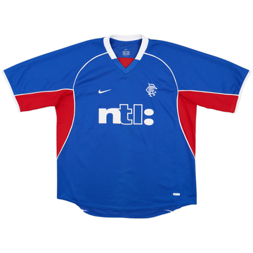 2001-02 Rangers Home Shirt - 10/10 - (L)