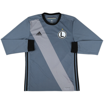 2017-18 Legia Warsaw Away L/S Shirt - 9/10 - (S)
