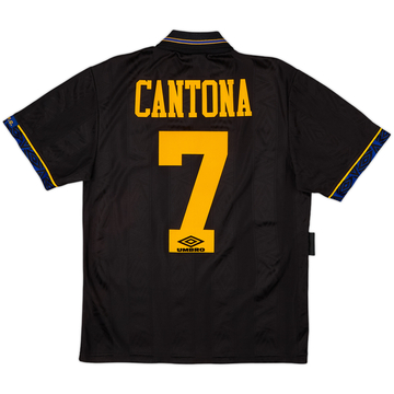 1993-95 Manchester United Away Shirt Cantona #7 - 8/10 - (S)
