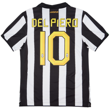 2010-11 Juventus Home Shirt Del Piero #10 - 6/10 - (S)