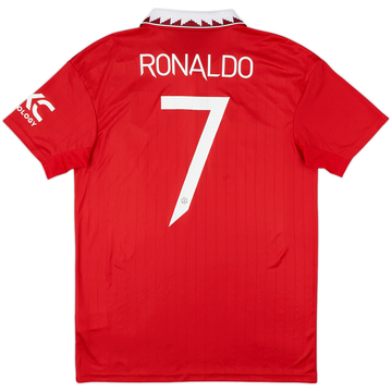 2022-23 Manchester United Home Shirt Ronaldo #7 - 6/10 - (M)