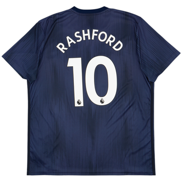 2018-19 Manchester United Third Shirt Rashford #10 - 8/10 - (XL)