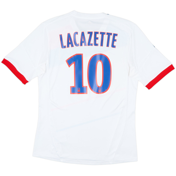 2012-13 Lyon Home Player Issue Shirt Lacazette #10 - 7/10 - (L)