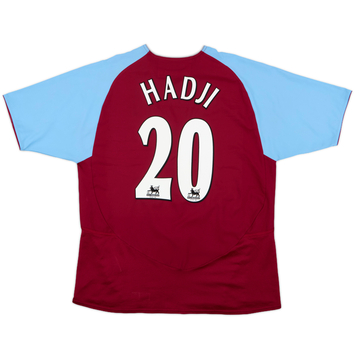 2003-04 Aston Villa Home Shirt Hadji #20 - 7/10 - (M)