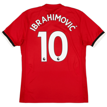 2017-18 Manchester United Home Shirt Ibrahimovic #10 - 6/10 - (M)