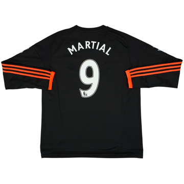 2015-16 Manchester United Third L/S Shirt Martial #9 - 8/10 - (XL)