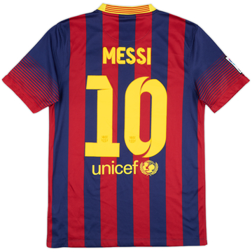 2013-14 Barcelona Home Shirt Messi #10 - 8/10 - (S)