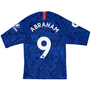 2019-20 Chelsea Home L/S Shirt Abraham #9 - 7/10 - (S)