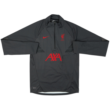2020-21 Liverpool Player Issue 1/2 Zip Strike Drill Top - 8/10 - (S)