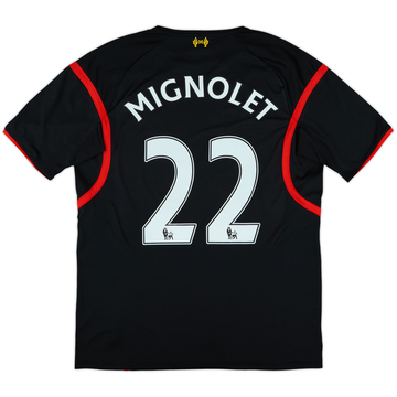 2014-15 Liverpool GK S/S Shirt Mignolet #22 - 8/10 - (L)