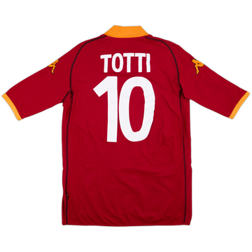 2002-03 Roma Home Shirt Totti #10 - 6/10 - (M)