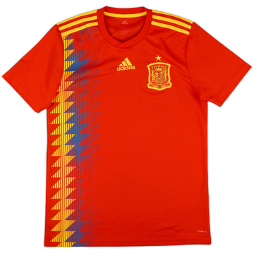 2018-19 Spain Home Shirt - 10/10 - (S)