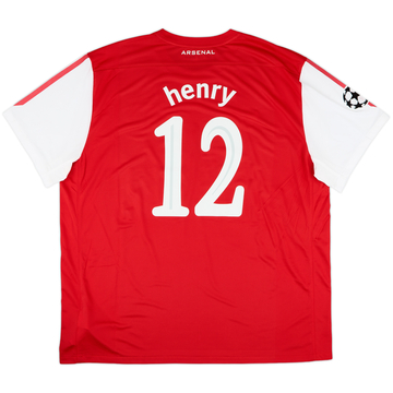 2011-12 Arsenal Home Shirt Henry #12 - 6/10 - (3XL)