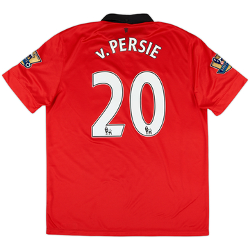 2013-14 Manchester United Home Shirt v.Persie #20 - 6/10 - (L)