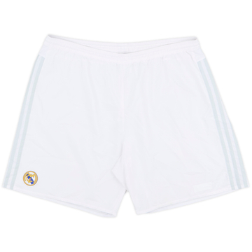 2015-16 Real Madrid Home Shorts - 4/10 - (XL)