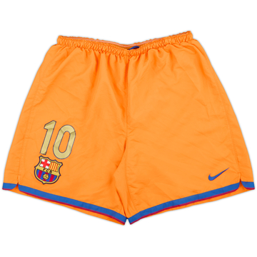 2006-07 Barcelona Away Shorts (Ronaldinho) #10 - 7/10 - (L)