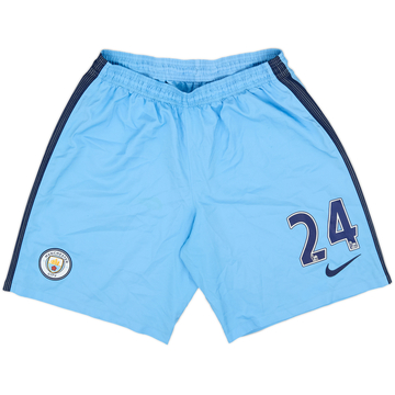 2016-17 Manchester City Home Shorts #24 - 8/10 - (L)