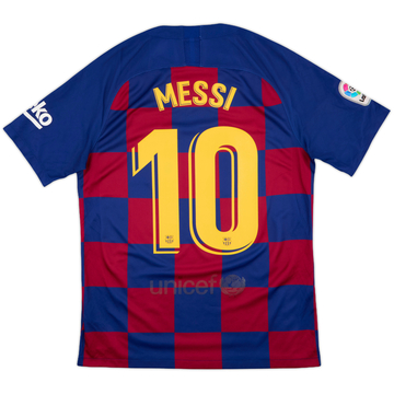 2019-20 Barcelona Home Shirt Messi #10 - 5/10 - (M)