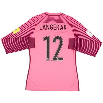 2017 Australia Player Issue GK Shirt Langerak #12 - 8/10 - (L)