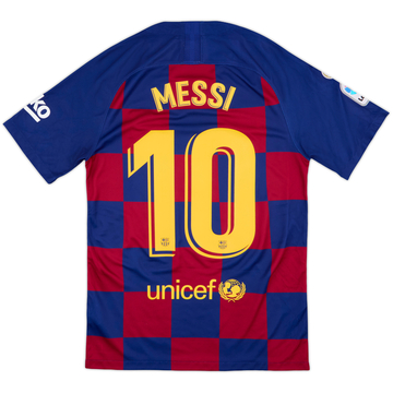 2019-20 Barcelona Home Shirt Messi #10 - 8/10 - (S)