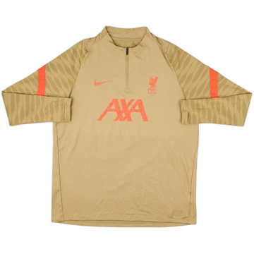 2021-22 Liverpool Nike 1/4 Zip Drill Top - 7/10 - (XL)