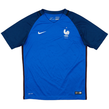 2014-15 France Home Shirt - 8/10 - (L.Boys)