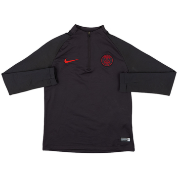 2019-20 Paris Saint-Germain Nike 1/4 Zip Training Top - 8/10 - (M.Boys)