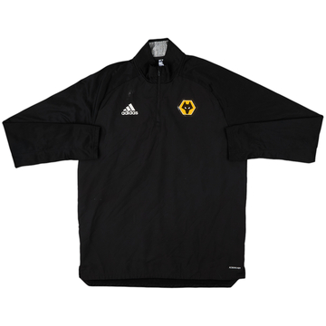 2020-21 Wolves adidas Staff Issue 1/4 Zip Drill Top - 6/10 - (L)