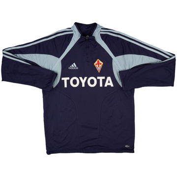 2004-05 Fiorentina adidas 1/4 Zip Drill Top - 8/10 - (L)