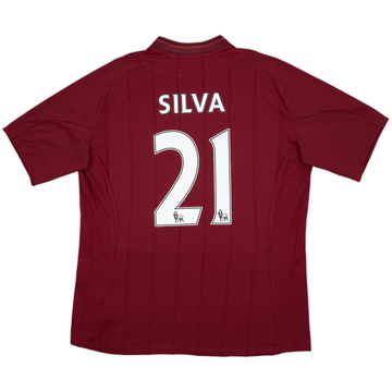2012-13 Manchester City Away Shirt Silva #21 - 9/10 - (L)