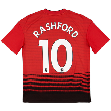 2018-19 Manchester United Home Shirt Rashford #10 - 6/10 - (L.Boys)