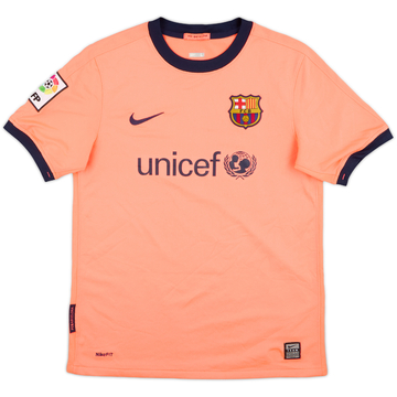 2009-10 Barcelona Away Shirt - 9/10 - (L.Boys)