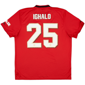 2019-20 Manchester United Home Shirt Ighalo #25 - 9/10 - (XL)
