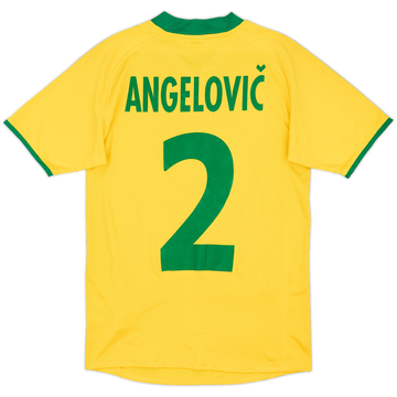 2008-10 MSK Zilina Home Shirt Angelovic #2 - 8/10 - (M)