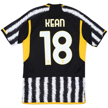 2023-24 Juventus Home Shirt Kean #18 - 10/10 - (M)