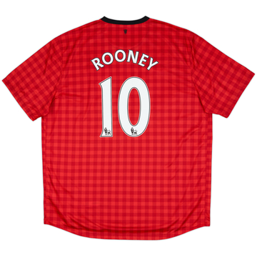 2012-13 Manchester United Home Shirt Rooney #10 (XXL)
