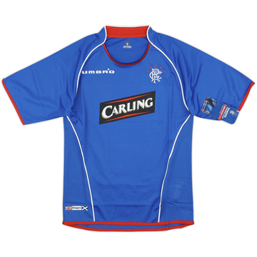 2005-06 Rangers Home Shirt (S.Boys)